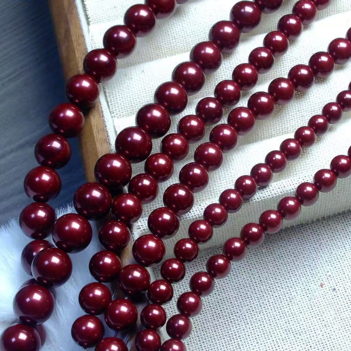 GA glass pearl for diy jewelry making