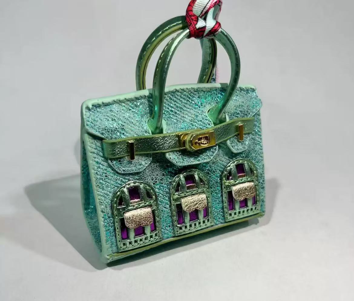 GA mini bag little house for phone chains ,key chains