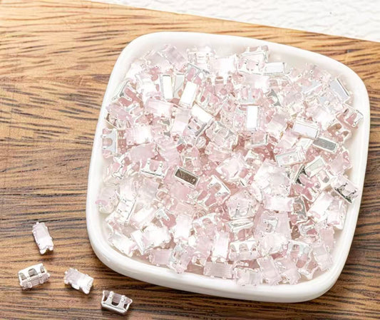 GA cat eye rectangle zirconia beads 3*3.5MM