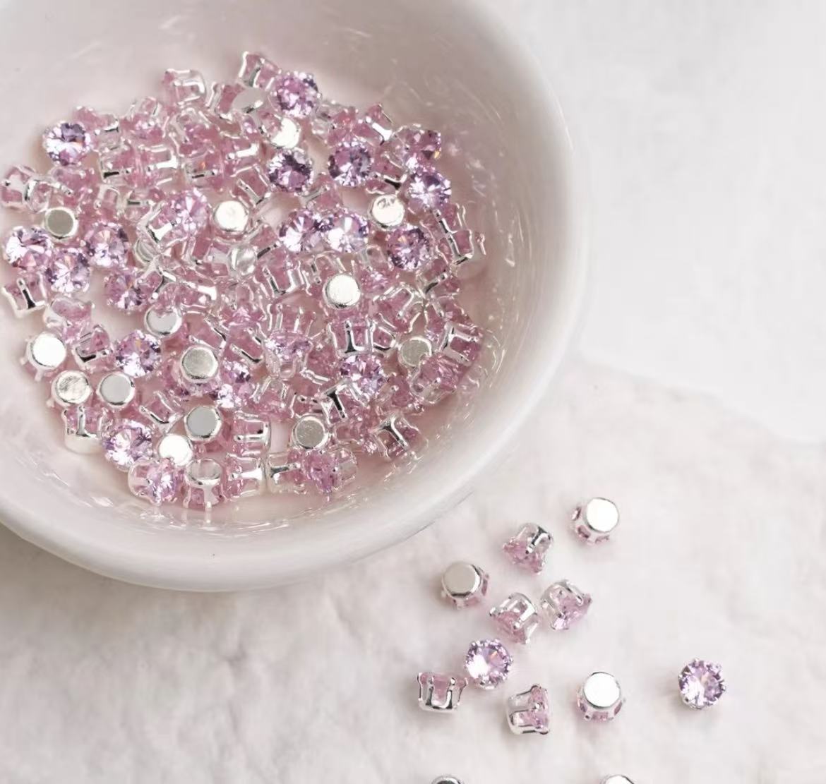 GA round zirconia beads 3MM 4MM 5MM