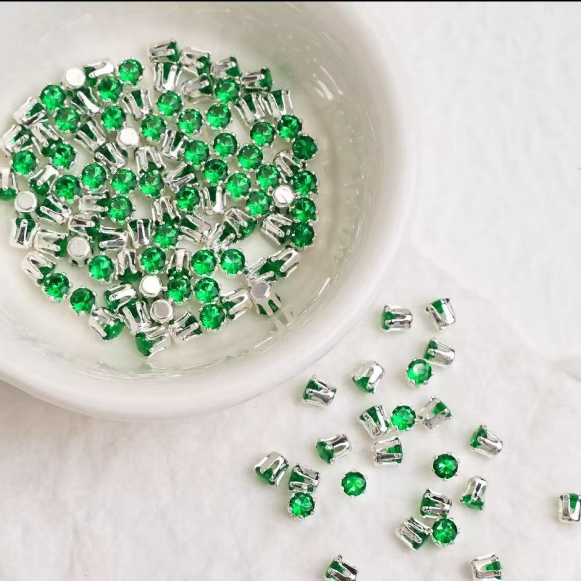GA round zirconia beads 3MM 4MM 5MM