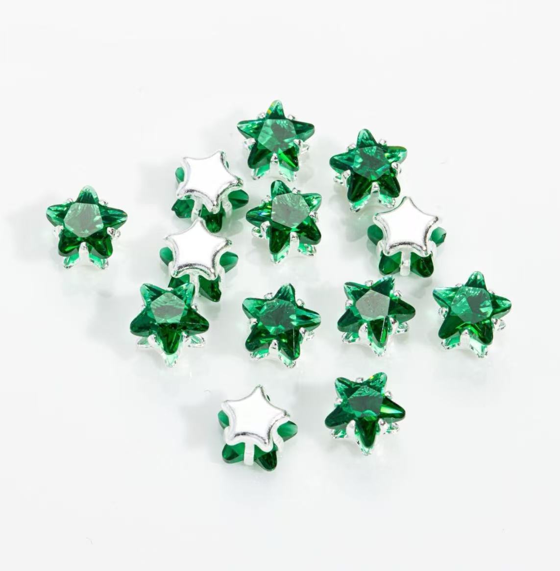 GA star-shaped zirconia beads 5mm
