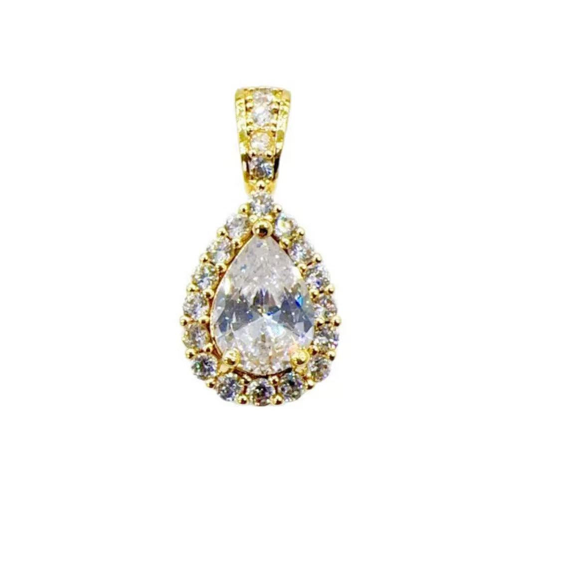 GA 18K gold-plated copper universal clasp necklace and bracelet clasp pendant, handmade DIY jewelry and accessories.