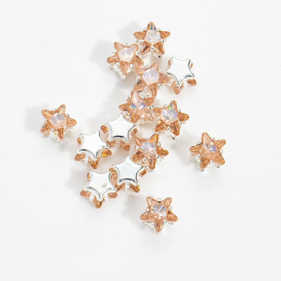 GA star-shaped zirconia beads 5mm