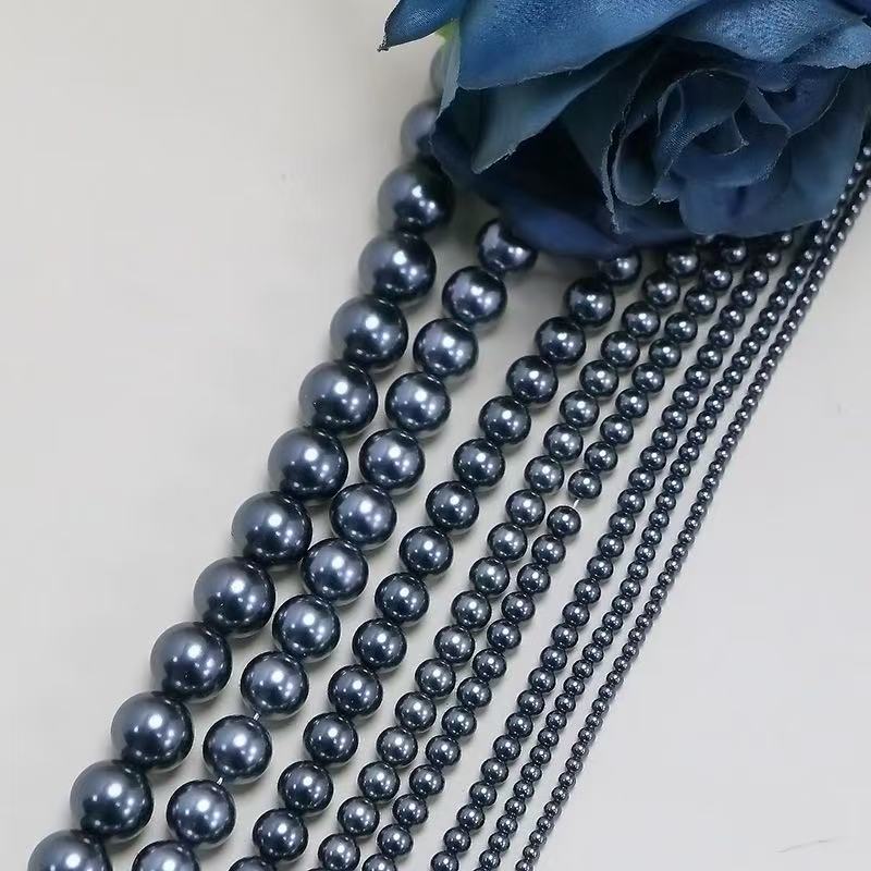 GA glass pearl for diy jewelry making