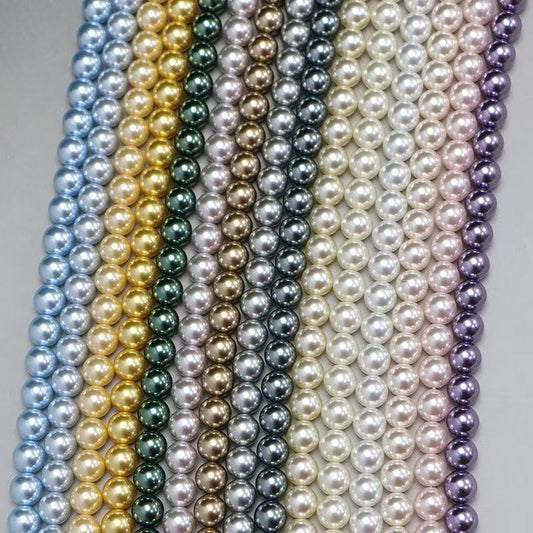 GA glass pearl for diy jewelry making