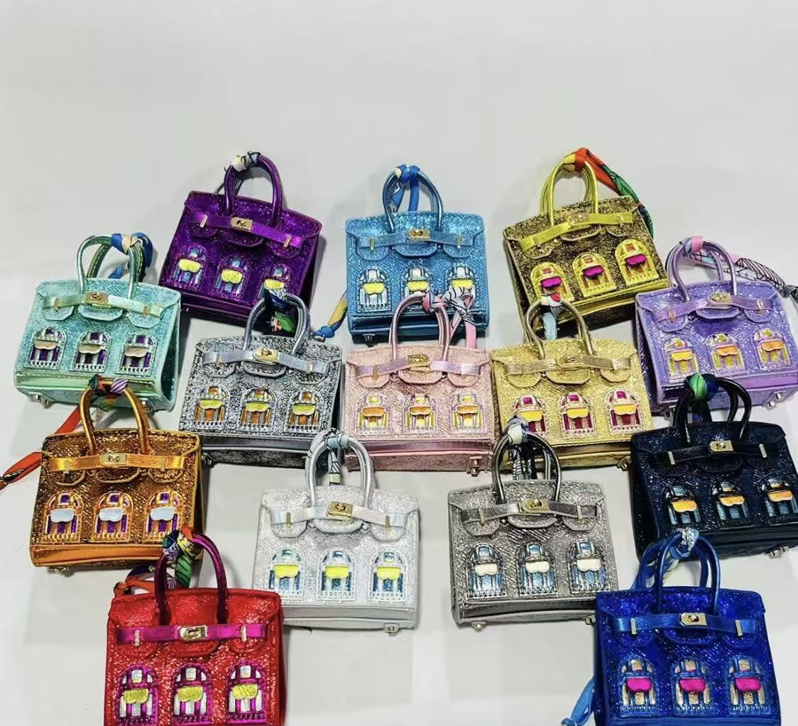 GA mini bag little house for phone chains ,key chains