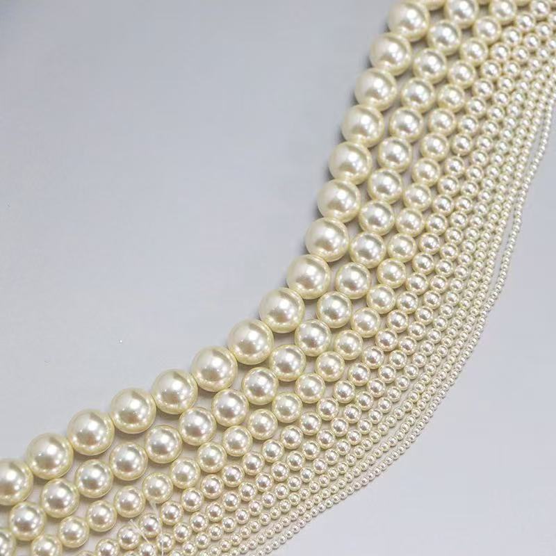 GA glass pearl for diy jewelry making
