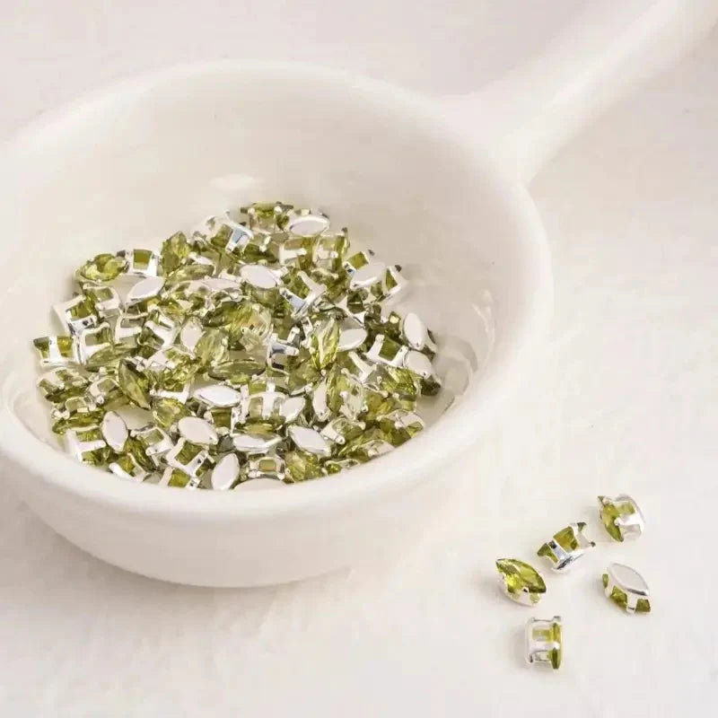 GA  Marquise zircon beads 3*6mm