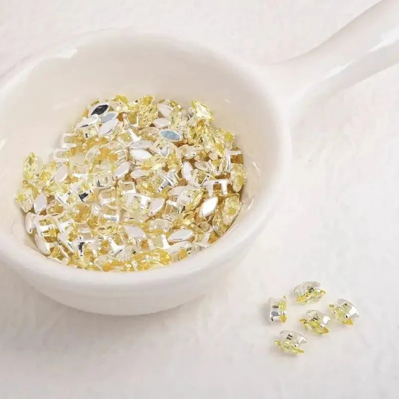 GA  Marquise zircon beads 3*6mm