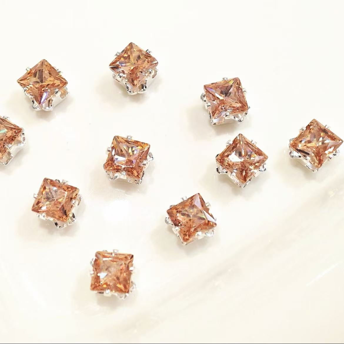GA cube shaped zirconia beads 5*5mm
