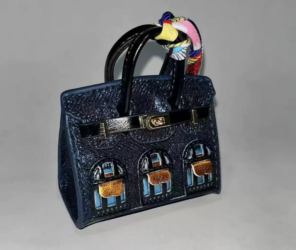 GA mini bag little house for phone chains ,key chains
