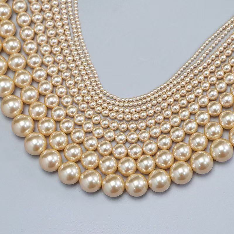 GA glass pearl for diy jewelry making