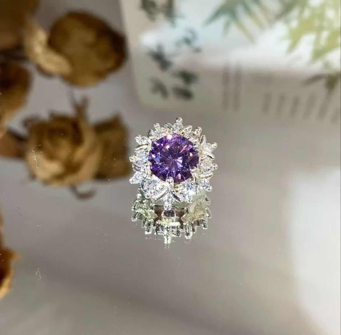 Color-Preserving 14K Sunflower Multi-Flower DIY Jewelry Loose Beads