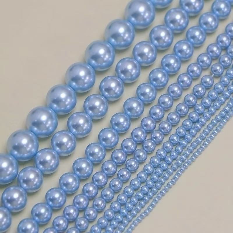 GA glass pearl for diy jewelry making
