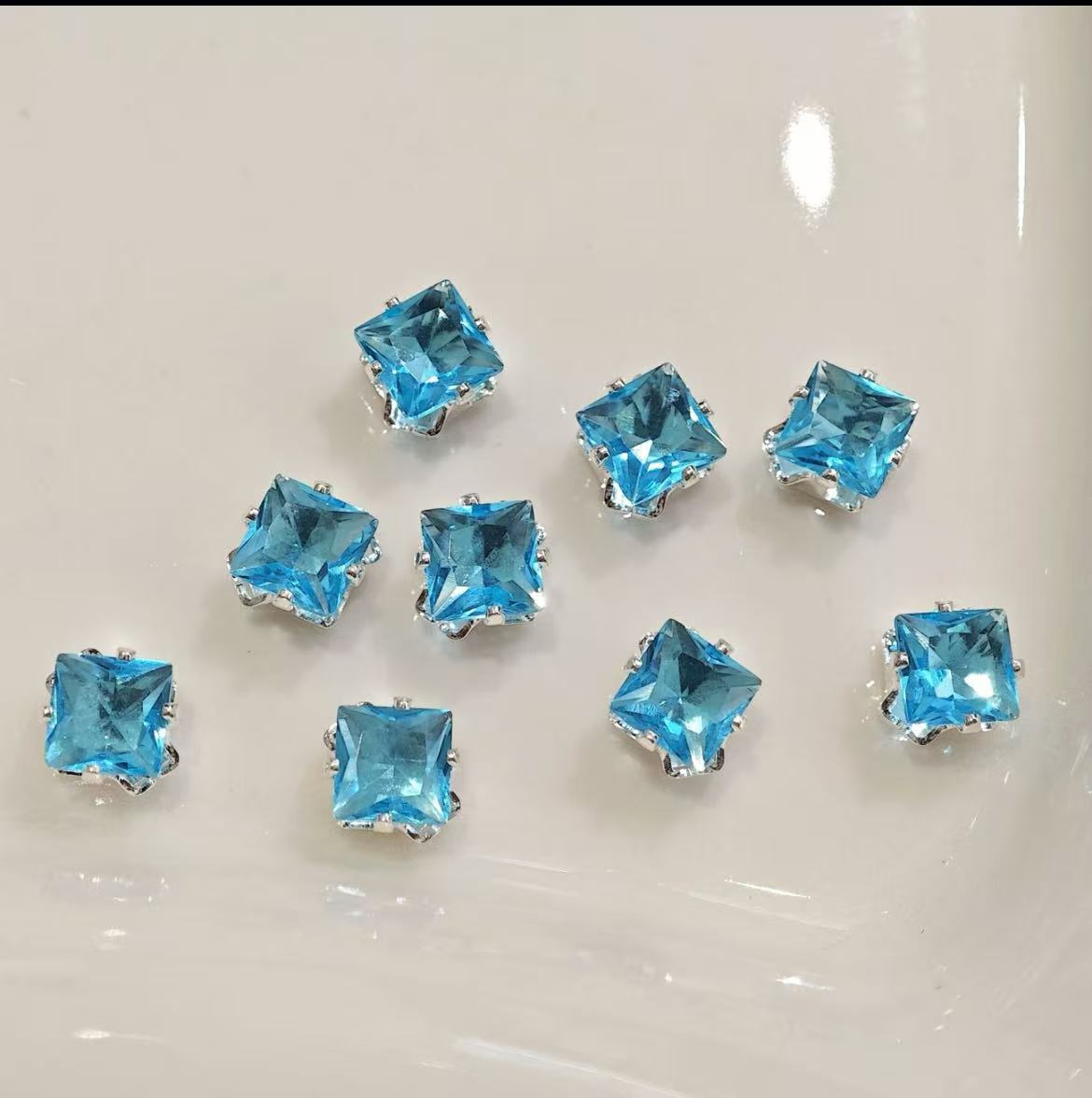 GA cube shaped zirconia beads 5*5mm