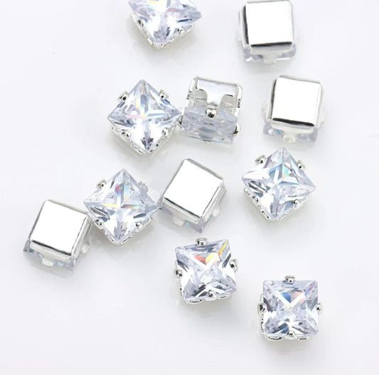 GA cube shaped zirconia beads 5*5mm