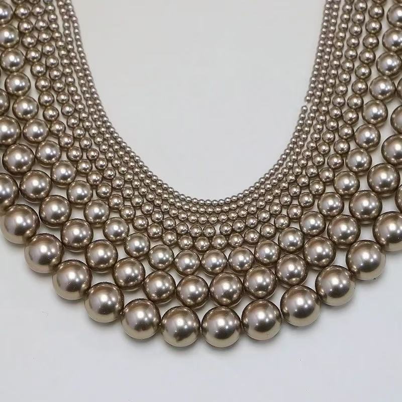 GA glass pearl for diy jewelry making