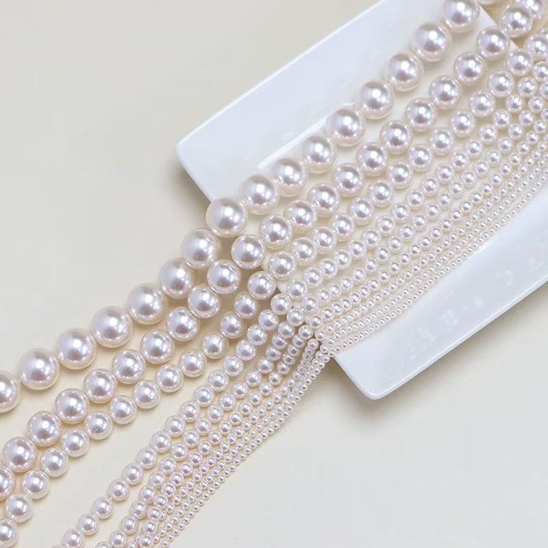 GA glass pearl for diy jewelry making