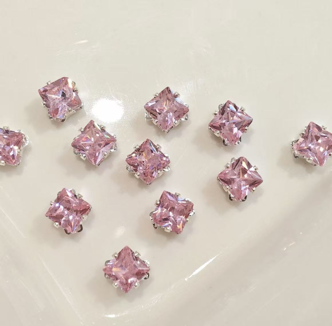 GA cube shaped zirconia beads 5*5mm