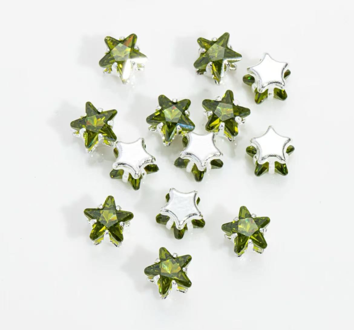 GA star-shaped zirconia beads 5mm